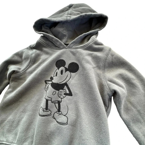 Gap x Disney Mickey Mouse || Grey Hoodie Size 4 - Picture 3 of 6